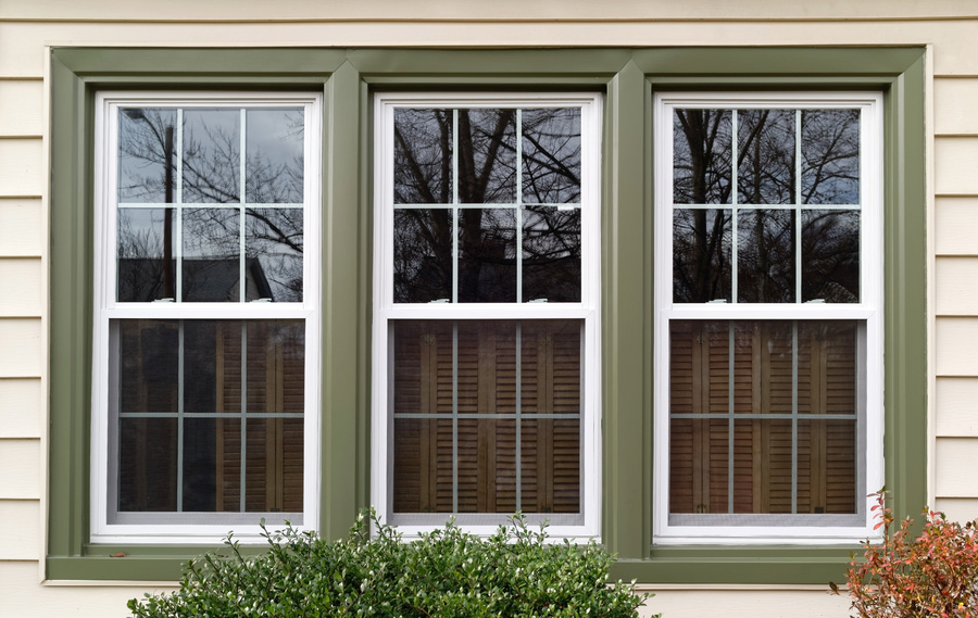 windows of a house