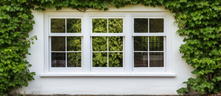 casement windows in a cottage