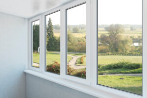 New windows installed in a house